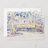 paul signac maison de van gogh arles 1933 postkarte (Vorne/Hinten)