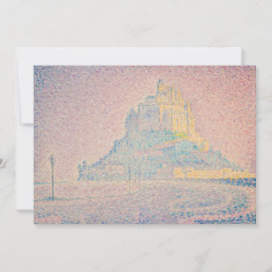 Paul Signac - Mont Saint Michel, Nebel und Sonne Dankeskarte