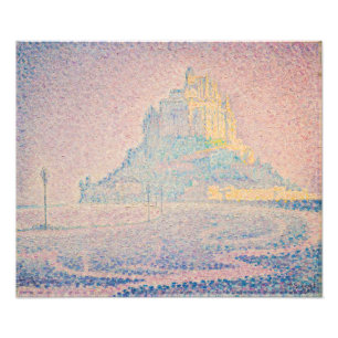 Paul Signac - Mont Saint Michel, Nebel und Sonne Fotodruck