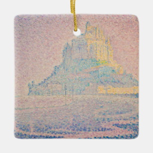 Paul Signac - Mont Saint Michel Nebel und Sonne Keramikornament