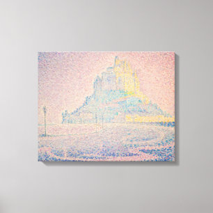 Paul Signac - Mont Saint Michel Nebel und Sonne Leinwanddruck