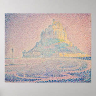 Paul Signac - Mont Saint Michel Nebel und Sonne Poster