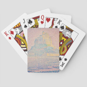 Paul Signac - Mont Saint Michel, Nebel und Sonne Spielkarten