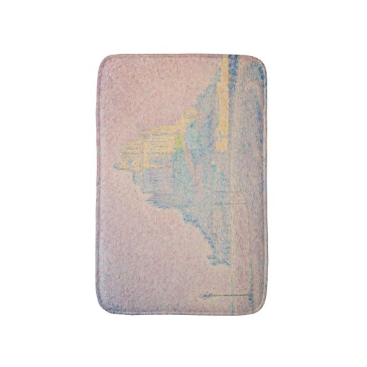 Paul Signac - Monte Saint Michel Fog und Sun Badematte (Vorderseite Vertikal)