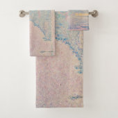 Paul Signac - Monte Saint Michel Fog und Sun Badhandtuch Set (Insitu)