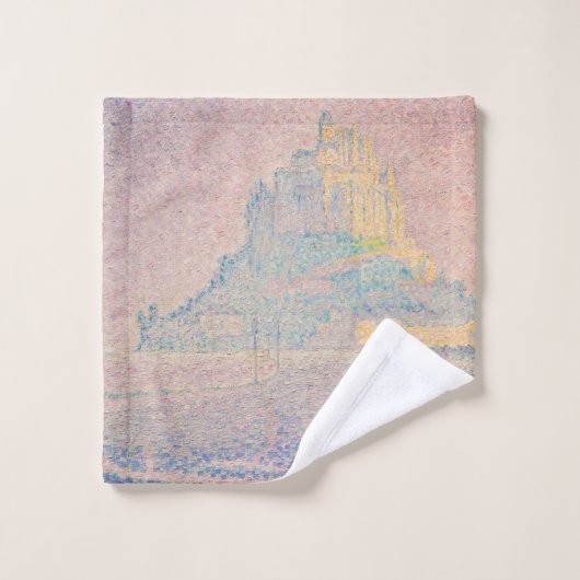Paul Signac - Monte Saint Michel Fog und Sun Badhandtuch Set (Waschlappen)