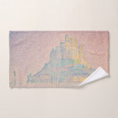 Paul Signac - Monte Saint Michel Fog und Sun Badhandtuch Set (Handtuch)
