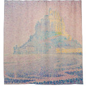 Paul Signac - Monte Saint Michel Fog und Sun Duschvorhang (Vorderseite)