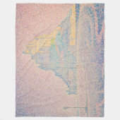 Paul Signac - Monte Saint Michel Fog und Sun Fleecedecke (Vorderseite)