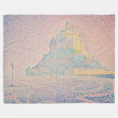 Paul Signac - Monte Saint Michel Fog und Sun Fleecedecke (Vorderseite (Horizontal))
