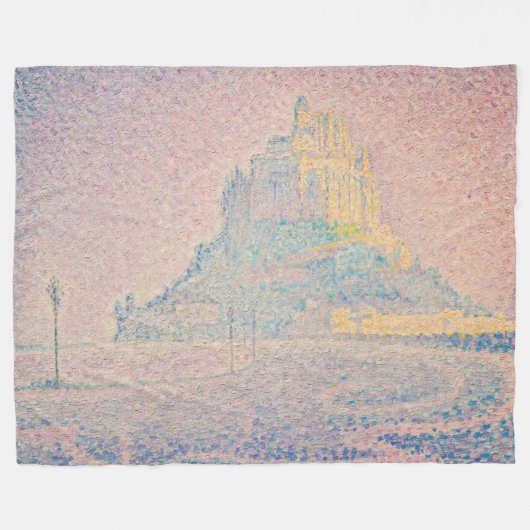Paul Signac - Monte Saint Michel Fog und Sun Fleecedecke (Vorderseite (Horizontal))