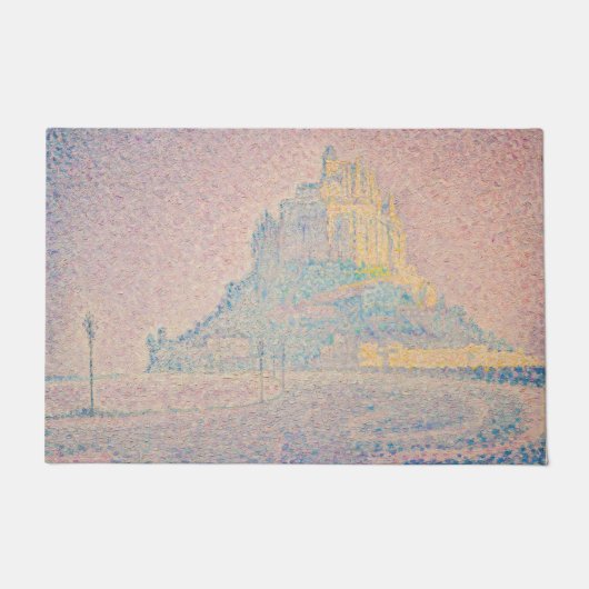 Paul Signac - Monte Saint Michel Fog und Sun Fußmatte (Vorderseite)