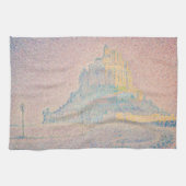 Paul Signac - Monte Saint Michel Fog und Sun Geschirrtuch (Horizontal)