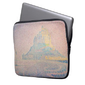 Paul Signac - Monte Saint Michel Fog und Sun Laptopschutzhülle (Vorderseite Links)