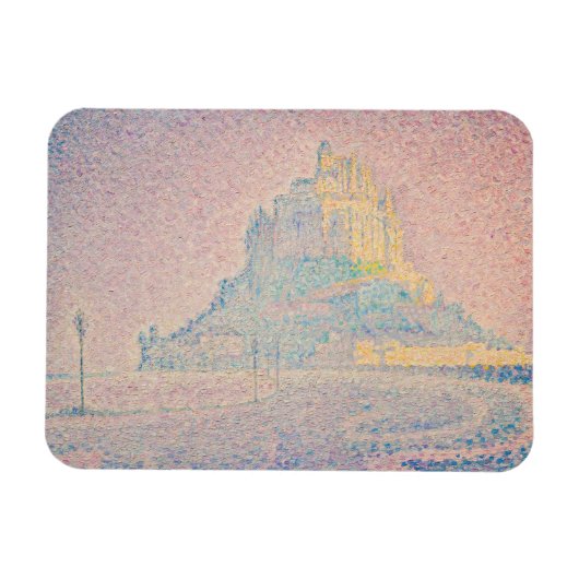 Paul Signac - Monte Saint Michel Fog und Sun Magnet (Horizontal)