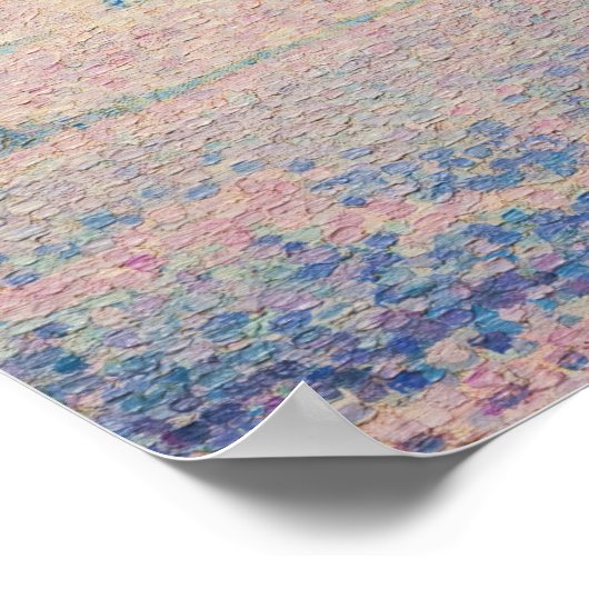 Paul Signac - Monte Saint Michel Fog und Sun Poster (Ecke)