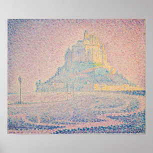 Paul Signac - Monte Saint Michel Fog und Sun Poster