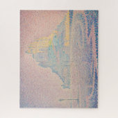 Paul Signac - Monte Saint Michel Fog und Sun Puzzle (Vertikal)