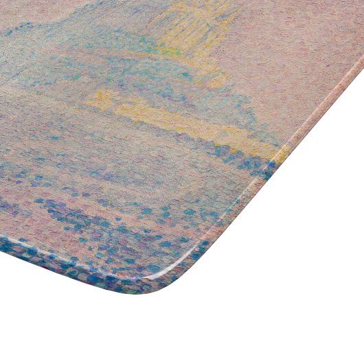 Paul Signac - Monte Saint Michel Fog und Sun Schneidebrett (Ecke)