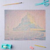 Paul Signac - Monte Saint Michel Fog und Sun Seidenpapier (Basteln)