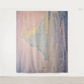 Paul Signac - Monte Saint Michel Fog und Sun Wandteppich (Vorderseite)