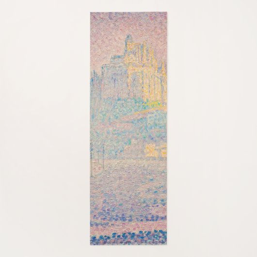 Paul Signac - Monte Saint Michel Fog und Sun Yogamatte (Rückseite)