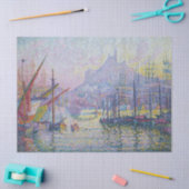 Paul Signac - Notre-Dame-de-la-Garde, Marseille Seidenpapier (Basteln)