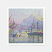 Paul Signac - Notre-Dame-de-la-Garde, Marseille Serviette (Vorderseite)