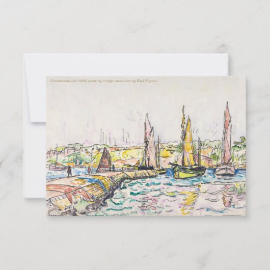 Paul Signac-Petit Anwey-The River Bank 1920-1929 Ankündigung (Vorderseite)