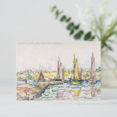 Paul Signac-Petit Anwey-The River Bank 1920-1929 Ankündigung (Stehend Vorderseite)