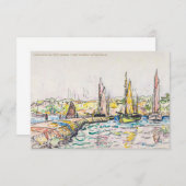 Paul Signac-Petit Anwey-The River Bank 1920-1929 Ankündigung (Vorne/Hinten)