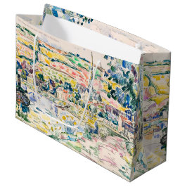 Paul Signac-Petit Anwey-The River Bank 1920-1929 Große Geschenktüte