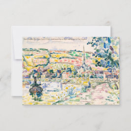 Paul Signac-Petit Anwey-The River Bank 1920-1929 Karte