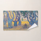 Paul Signac - Place des Lices, Saint-Tropez Badhandtuch Set (Handtuch)