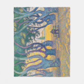 Paul Signac - Place des Lices, Saint-Tropez Fleecedecke (Vorderseite)