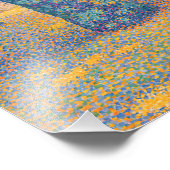 Paul Signac - Place des Lices, Saint-Tropez Fotodruck (Ecke)