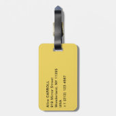 Paul Signac - Place des Lices, Saint-Tropez Gepäckanhänger (Rückseite vertikal)