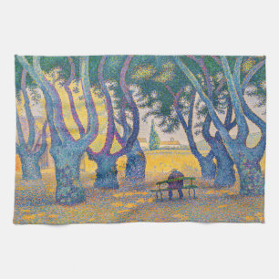 Paul Signac - Place des Lices, Saint-Tropez Geschirrtuch