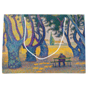 Paul Signac - Place des Lices, Saint-Tropez Große Geschenktüte