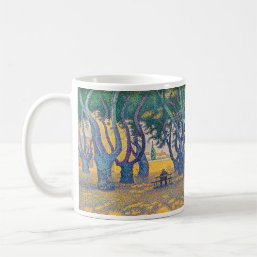 Paul Signac - Place des Lices, Saint-Tropez Kaffeetasse (Links)