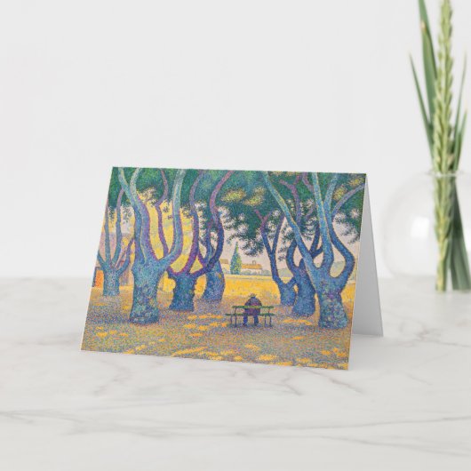 Paul Signac - Place des Lices, Saint-Tropez Karte (Vorderseite)