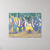 Paul Signac - Place des Lices, Saint-Tropez Leinwanddruck (Vorderseite)