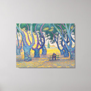 Paul Signac - Place des Lices, Saint-Tropez Leinwanddruck