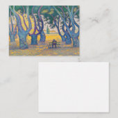 Paul Signac - Place des Lices, Saint-Tropez Mitteilungskarte (Vorne/Hinten)