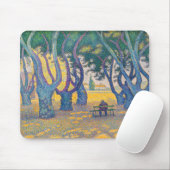 Paul Signac - Place des Lices, Saint-Tropez Mousepad (Mit Mouse)