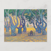 Paul Signac - Place des Lices, Saint-Tropez Postkarte (Vorderseite)
