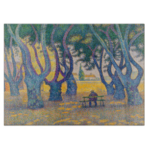 Paul Signac - Place des Lices, Saint-Tropez Schneidebrett