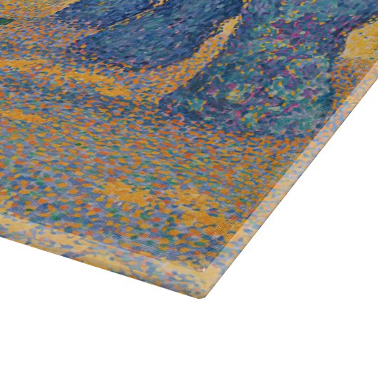 Paul Signac - Place des Lices, Saint-Tropez Schneidebrett (Ecke)