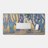 Paul Signac - Place des Lices, Saint-Tropez Schreibtischunterlage (Tastatur & Maus)