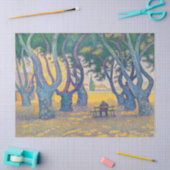 Paul Signac - Place des Lices, Saint-Tropez Seidenpapier (Basteln)